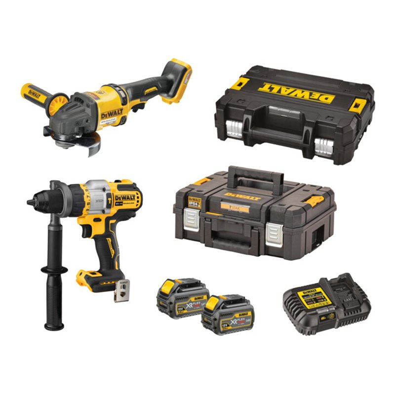 DEWALT Akku-Schlagbohrschrauber-Set 54V 108Wh