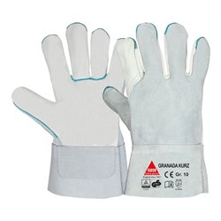 Hase Granada Short Arbeitshandschuh aus Rindnarben-/Rindspaltleder Größe 10