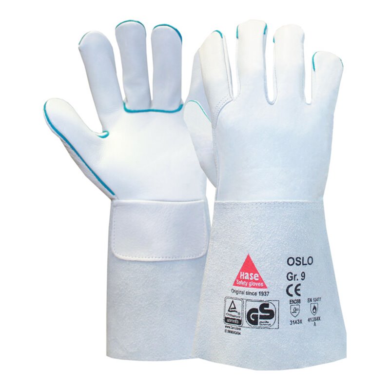 Hase Oslo Schweißerhandschuh aus Rindnarbenleder Größe 8
