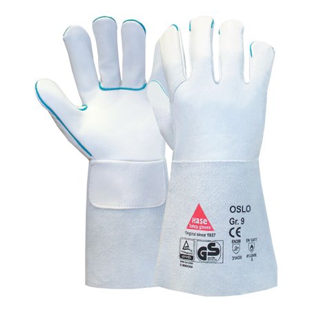 Hase Oslo Schweißerhandschuh aus Rindnarbenleder Größe 8