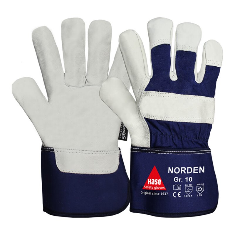 Hase Winterhandschuhe Norden Größe 10, Rindnarbenleder