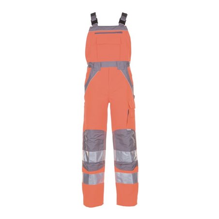 Planam Warnschutz Latzhose Plaline orange/zink
