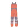 Planam Warnschutz Latzhose Plaline orange/zink