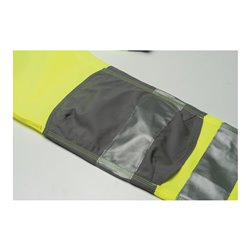 Planam Warnschutz Latzhose Plaline orange/zink