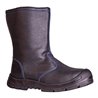 Hase Winter-Sicherheitsschlupfstiefel S3 Grönland mit Reißverschluss Größe 46, schwarz