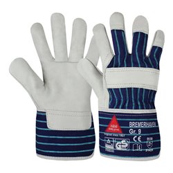 Hase Arbeitshandschuhe Bremerhaven Größe 6, Rindnarbenleder