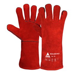Hase Mühlheim Red Schweißerhandschuh aus Rindspaltleder Größe 10