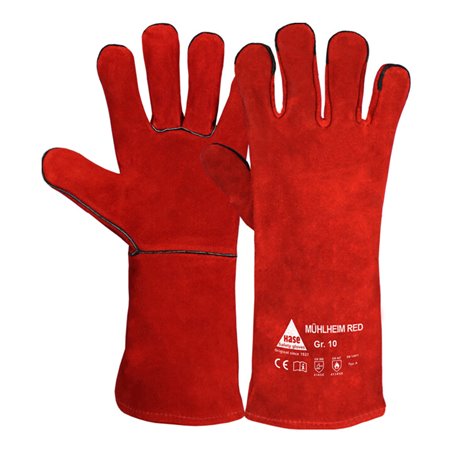 Hase Mühlheim Red Schweißerhandschuh aus Rindspaltleder Größe 10