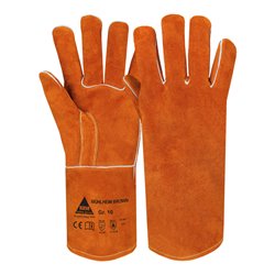 Hase Mühlheim Brown Schweißerhandschuh aus Rindspaltleder Größe 10