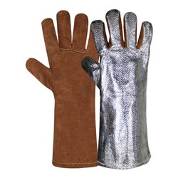 Hase Fulda-Alu Schweißerhandschuh aus Sebatanspaltleder Größe 10