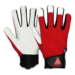 Hase Arbeitshandschuhe Power Grip III Größe 9, Ziegennappaleder