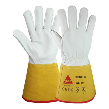 Hase Peru K Schweißerhandschuh aus Schafsnappaleder Größe 12