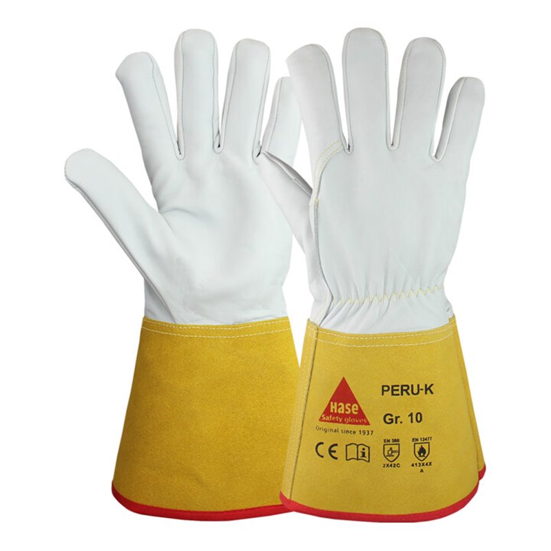 Hase Peru K Schweißerhandschuh aus Schafsnappaleder Größe 8