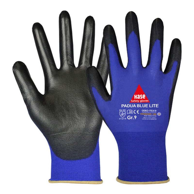 Hase Montagehandschuhe Padua Blue Lite Größe 6, Nylon