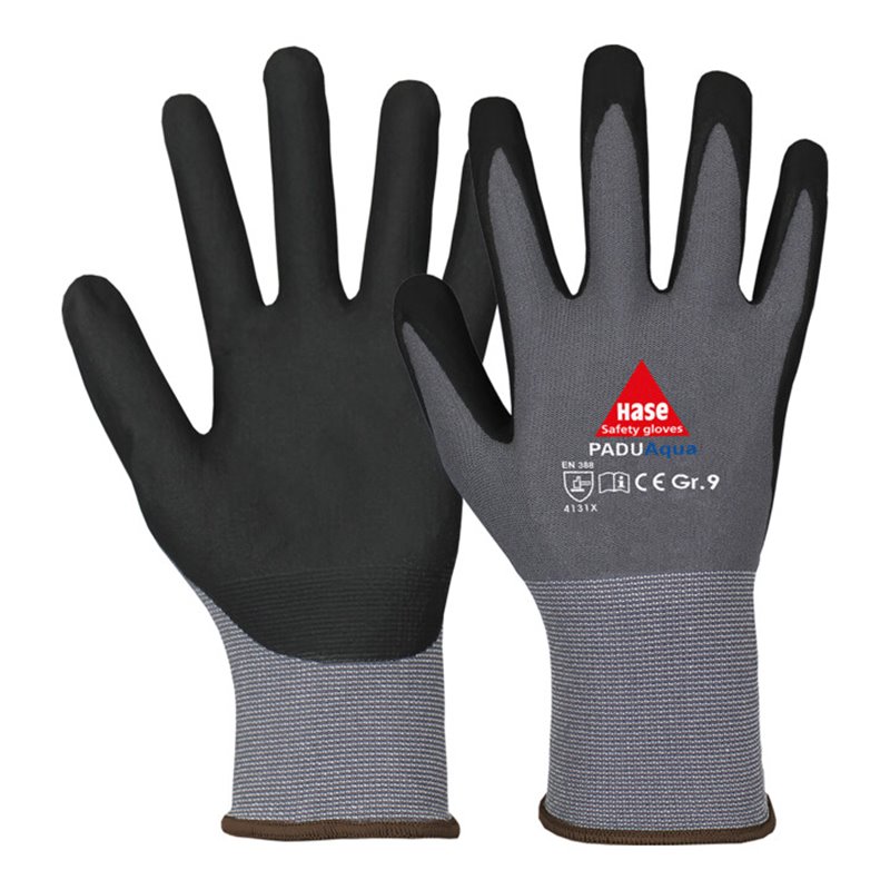 Hase Montagehandschuhe Padu Aqua Größe 6, Nylon