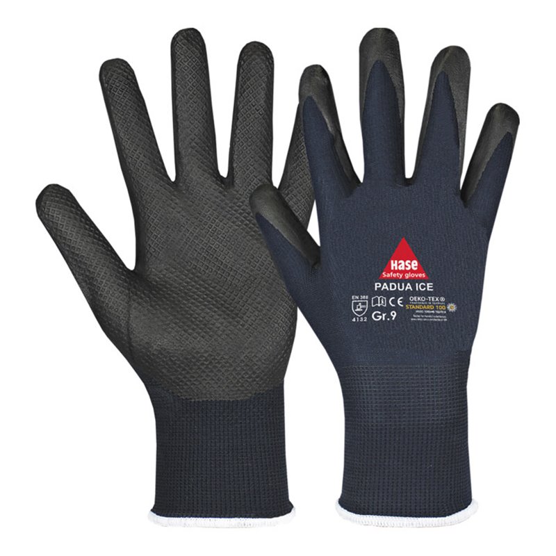 Hase Montagehandschuhe Padua Ice Größe 8, Nylon