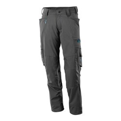Mascot Hose mit Knietaschen, Stretchstoff Hose dunkelanthrazit