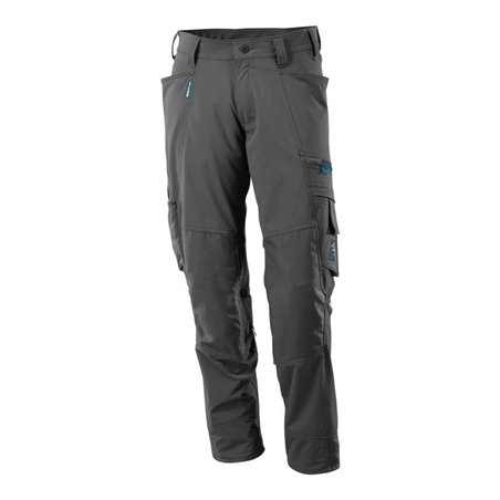 Mascot Hose mit Knietaschen, Stretchstoff Hose dunkelanthrazit