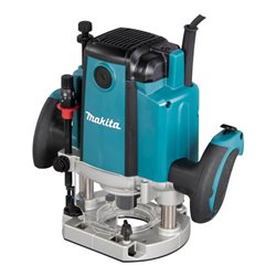 Makita Oberfräse 1.850 W inkl. D-53556 12-teiligem Fräser-Set im MAKPAC