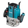 Makita Oberfräse 1.850 W inkl. D-53556 12-teiligem Fräser-Set im MAKPAC