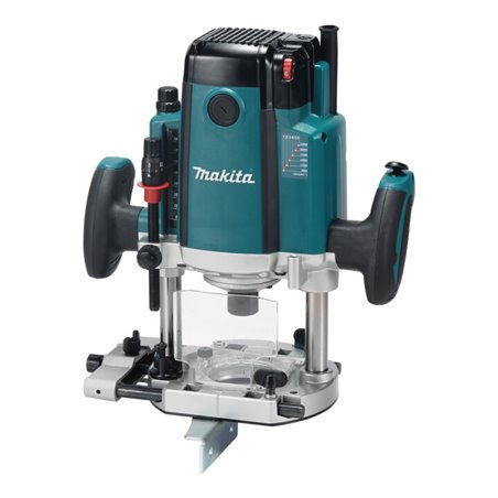 Makita Oberfräse 2.300 W inkl. D-53556 12-teiligem Fräser-Set im MAKPAC