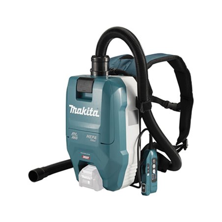 Makita Akku-Rucksackstaubsauger 40V max. mit AWS (ohne Akku, ohne Ladegerät)