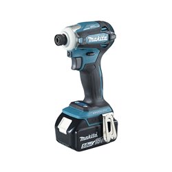 Makita Akku-Schlagschrauber 18V / 5,0 Ah, 2 Akkus + Ladegerät im MAKPAC