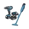 Makita Akku-Kombo-Kit 18V (DHP482 + DCL181F) / 3,0 Ah, 2 Akkus + Ladegerät