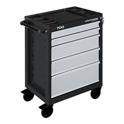 Kraftwerk Werkstattwagen BASIC LINE LT700, 5 Schubladen, 259-tlg.