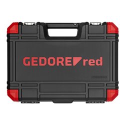 Gedore red Werkzeugs-Satz, Set 43-teilig, gefüllt, Werkzeug für Hand- und Heimwerker, im Kunststoffkoffer, R38003043