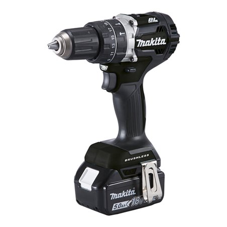 Makita Akku-Schlagbohrschrauber 18V / 5,0 Ah, 4 Akkus + Ladegerät im MAKPAC