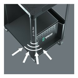 Wera 9700 Tool Rebel Werkstattwagen 1, 94-teilig