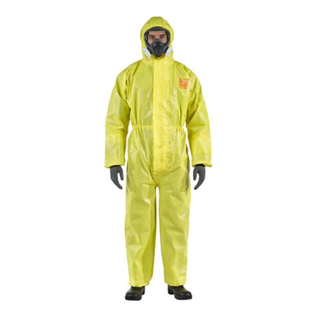 Ansell Schutzoverall Typ 3/4/5 AlphaTec 3000, gelb, Unisex-Größe: 2XL