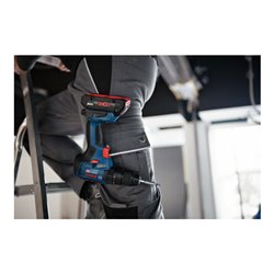 Bosch Akku-Schlagbohrschrauber GSB 18V-55, 2 Akku, Ladegerät, 100-tlg. Zubehör-Set, L-Case