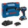 Bosch Akku-Schlagbohrschrauber GSB 18V-55 mit 2 Akkus 18V 2.0Ah, Schnellladegerät und L-Case