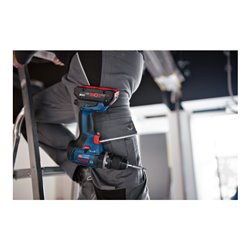 Bosch Akku-Schlagbohrschrauber GSB 18V-55 mit 2 Akkus 18V 2.0Ah, Schnellladegerät und L-Case