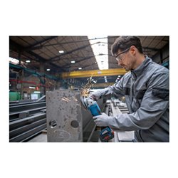 Bosch Akku-Winkelschleifer BITURBO mit X-LOCK GWX 18V-15 P, solo, L-BOXX