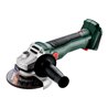 Metabo Akku-Winkelschleifer W 18 L BL 9-125 Kunststoffkoffer