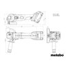 Metabo Akku-Winkelschleifer W 18 7-125 metaBOX 165 L
