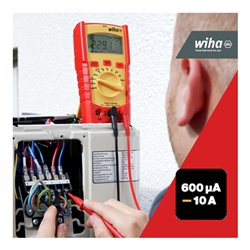 Wiha Digitales Multimeter bis 1.000 V AC, CAT IV inkl. 2x AAA-Batterien