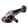 Metabo Akku-Winkelschleifer WB 18 LTX BL 15-150 Quick mit Bremse, Schnellspannmutter, drehbarem Akkupack  metaBOX 165 L