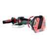 Metabo Akku-Winkelschleifer WB 18 LTX BL 15-150 Quick mit Bremse, Schnellspannmutter, drehbarem Akkupack  metaBOX 165 L