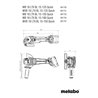 Metabo Akku-Winkelschleifer WB 18 LTX BL 15-125 Quick mit Bremse, Schnellspannmutter, drehbarem Akkupack  metaBOX 165 L