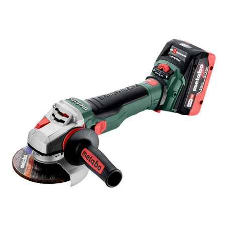Metabo Akku-Winkelschleifer WVB 18 LTX BL 15-125 Quick metaBOX 165 L 18V 2x5.5Ah LiHD + ASC 145