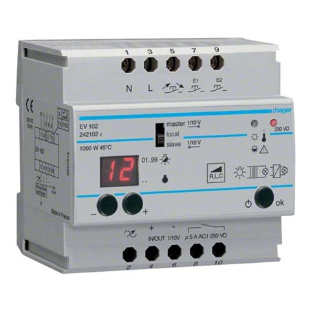 Hager Ferndimmer universal 1000W, komfort EV102