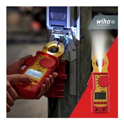 Wiha Strommesszange bis 1.000 V AC, CAT IV inkl. 2x AAA-Batterieninkl. 2x AAA-Batterien