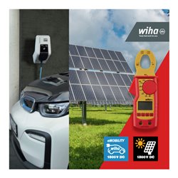 Wiha Strommesszange bis 1.000 V AC, CAT IV inkl. 2x AAA-Batterieninkl. 2x AAA-Batterien