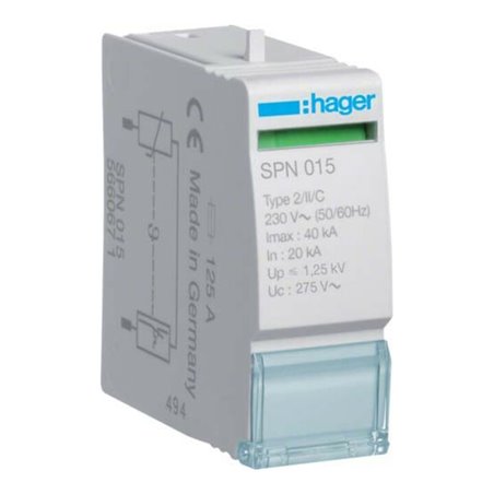 Hager Überspannungsableitermodul 40kA 275V SPN015