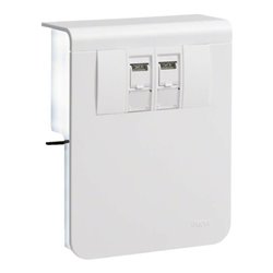 Tehalit GeräteträgerDatenanschluss 2xCat.6A/SL20x115 vw SL201159079016