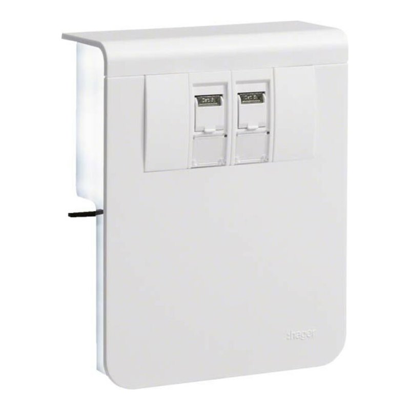 Tehalit GeräteträgerDatenanschluss 2xCat.6A/SL20x115 vw SL201159079016